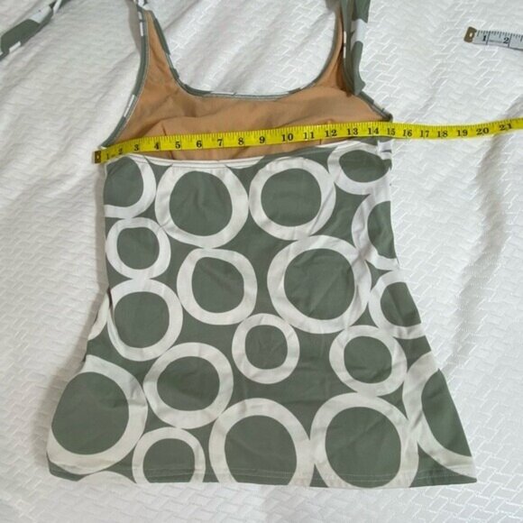 Modbe Modest Swim halter Tankini Mermaid Top Medium - Picture 10 of 12